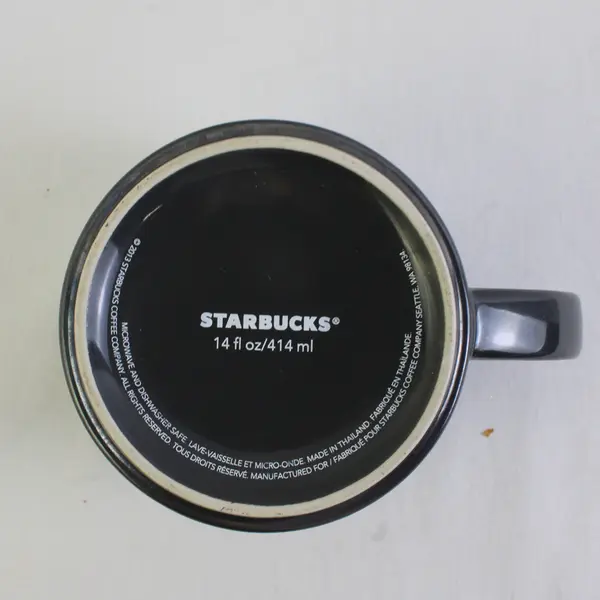 2013 Starbucks Mug, Metallic Grey, 14 fl oz. 
