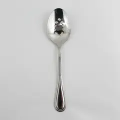 Gourmet Settings GON23 18/10 SS Pierced Serving Spoon 9.75" Rare HTF Pattern