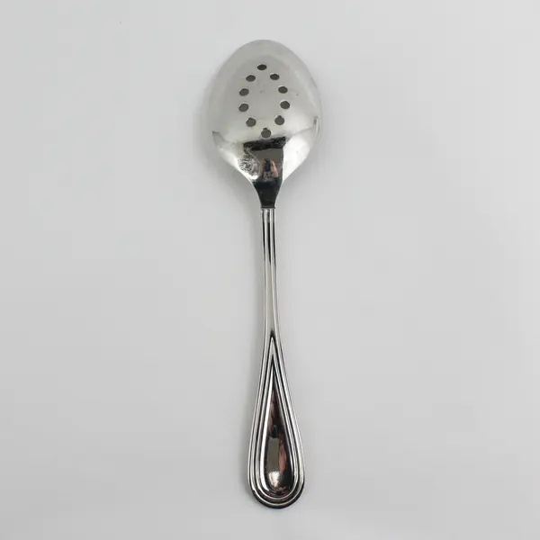 Gourmet Settings GON23 18/10 SS Pierced Serving Spoon 9.75" Rare HTF Pattern