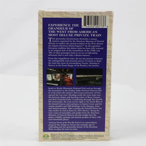 National Parks of the West by Train VHS Tape Set - Scenic Travel Footage