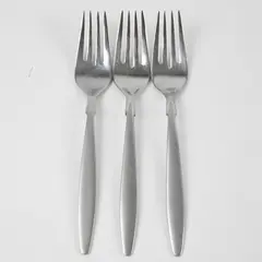 Set of 3 Oneida Sparta Stainless Salad Forks 7.25in Flatware