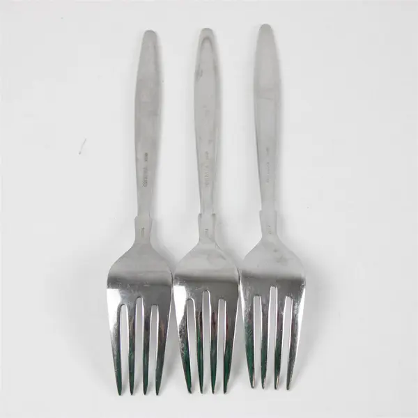Set of 3 Oneida Sparta Stainless Salad Forks 7.25in Flatware