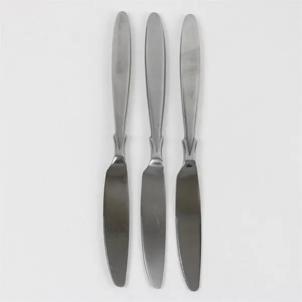 Set of 3 Oneida Sparta French Solid Stainless Knives 
