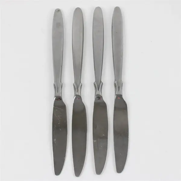 Set of 4 Oneida Sparta French Solid Stainless Dinner Knives