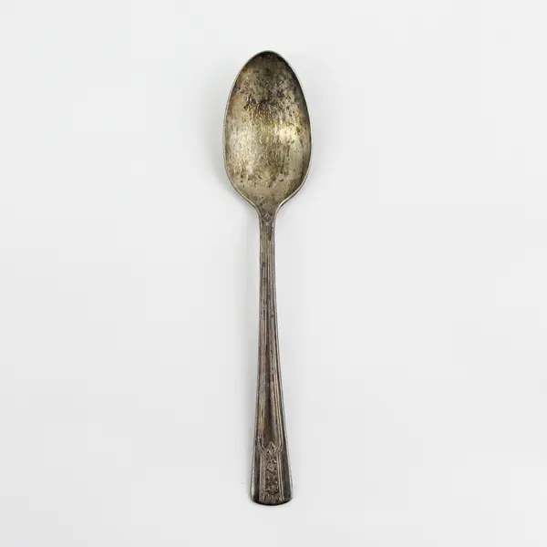 Vintage Wm A Rogers Louisiane Pattern Silverplate Teaspoon 6" Tarnished