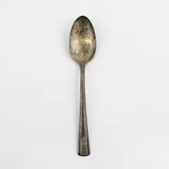 Vintage Wm A Rogers Louisiane Pattern Silverplate Teaspoon 6" Tarnished