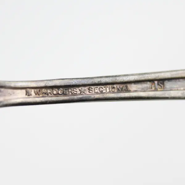 Vintage Wm A Rogers Louisiane Pattern Silverplate Teaspoon 6" Tarnished