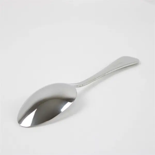 Set of 3 Wallace Silversmiths Continental Bead Stainless Oval Soup Spoons 