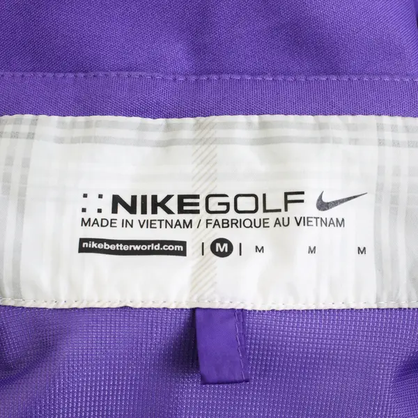 Nike Golf Men's M Purple Lightweight 1/4 Zip Long Sleeve Pullover Jacket