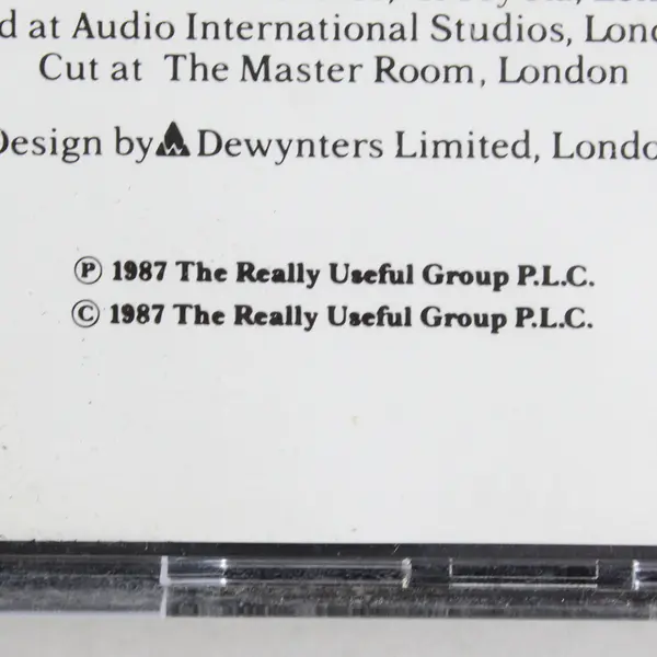 The Phantom Of The Opera Original Cast & London Cast Recordings, 1987  831 273-2