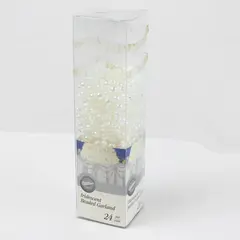 Wilton Iridescent Beaded Garland 24ft Holiday Decor Reflective