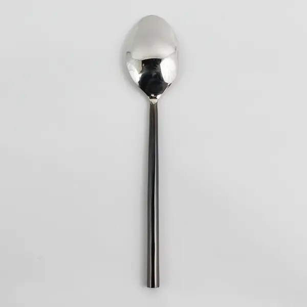 Pottery Barn Flatware Noir Pattern Teaspoon Stainless Oxidized Rare HTF 7.25"