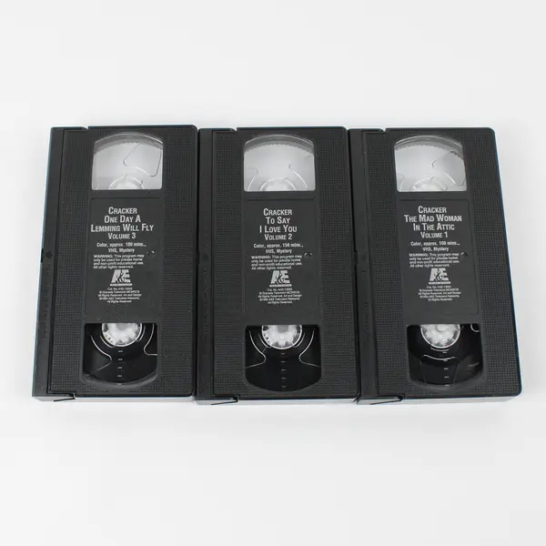 Cracker Mysteries 3 VHS Box Set 1993 A&E Home Video Vol 1 - 3 Robbie Coltrane