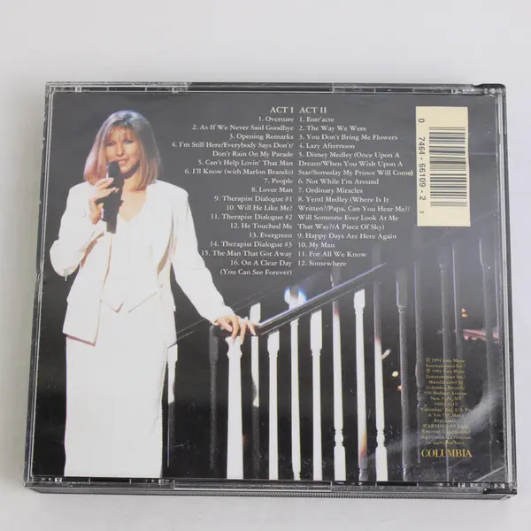 Barbra Streisand The Concert Recorded Live at Madison Square 2-CD Disc Set 1994