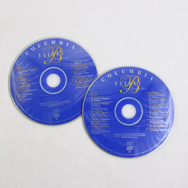 Barbra Streisand The Concert Recorded Live at Madison Square 2-CD Disc Set 1994