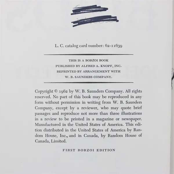 The Life of Birds Joel Carl Welty 1963 1st Borzoi Edition Hardcover