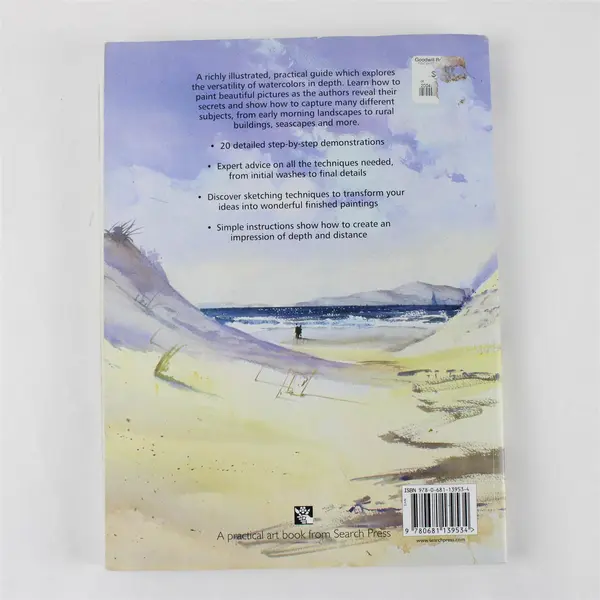 Watercolor Tips and Techniques Paperback Book - Step-by-Step Art Instruction