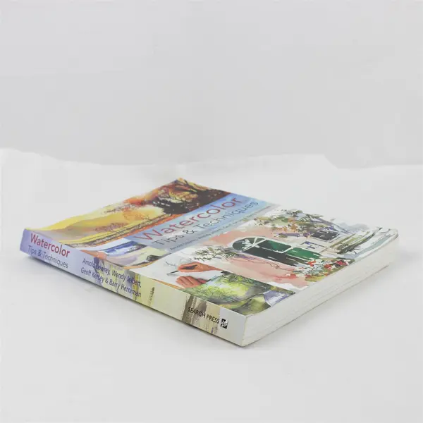 Watercolor Tips and Techniques Paperback Book - Step-by-Step Art Instruction