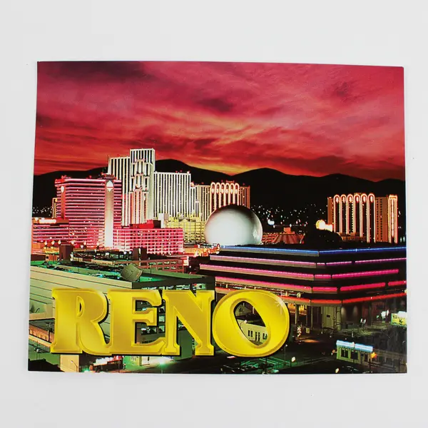 Lot Of 3 Vintage Reno Nevada Color Postcards 1998 Casinos Events