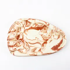 Vintage Alaskan Clay Ashtray Footprint Signed M. Gesin