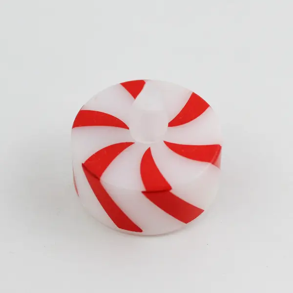 Lot of 12 Peppermint LED Tea Lights Battery Operated Flameless Candles