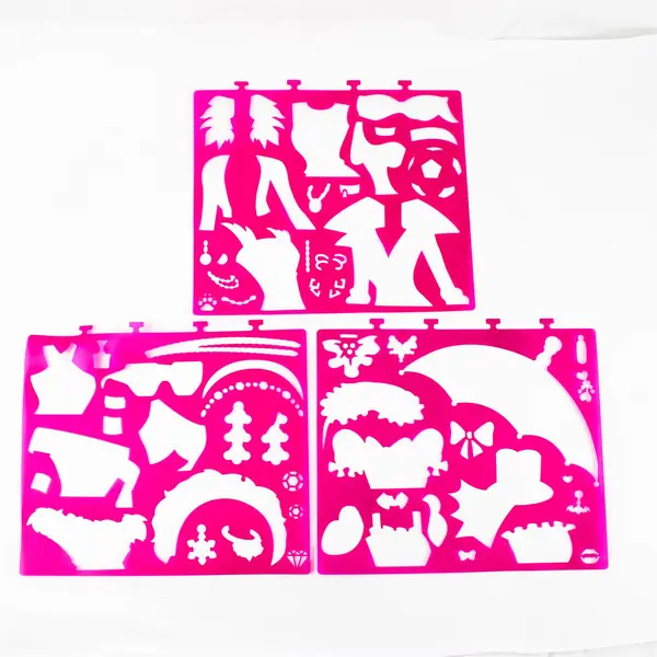 Lot of 9 Stencils Craft DIY Mixed Media Painting Templates