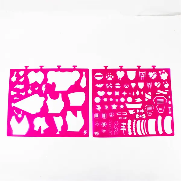 Lot of 9 Stencils Craft DIY Mixed Media Painting Templates