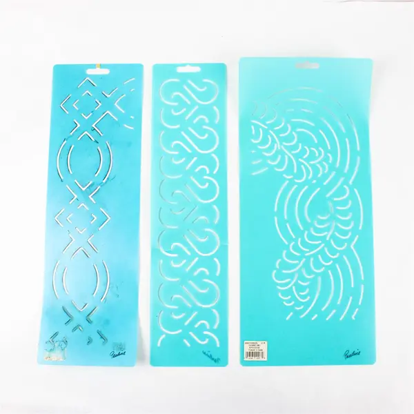 Lot of 9 Stencils Craft DIY Mixed Media Painting Templates