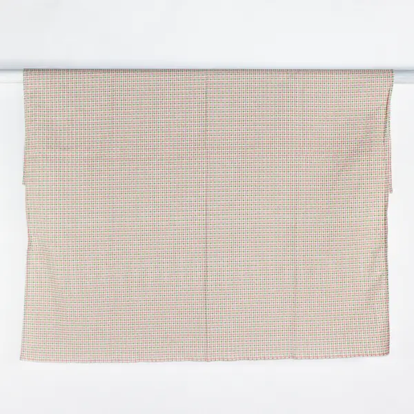 Unbranded Pink, Green and White Checked Plaid Print - 1yd - 39"Wx44"L