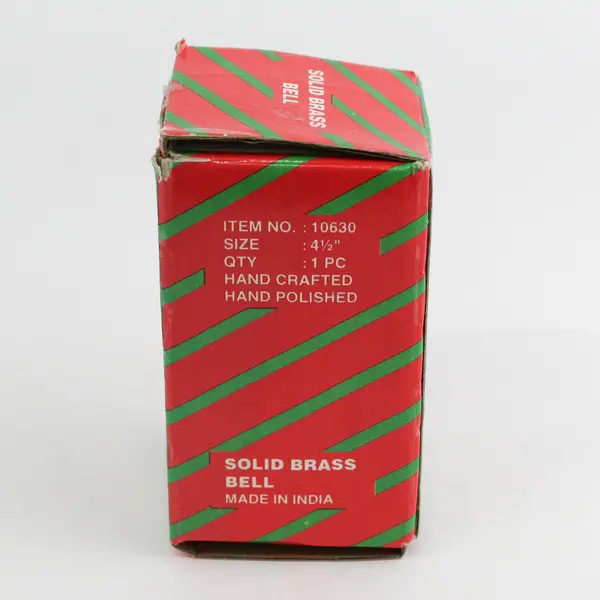 Vintage World Bazaars Inc. Solid Brass Bell with Cherub Topper Playing Bell