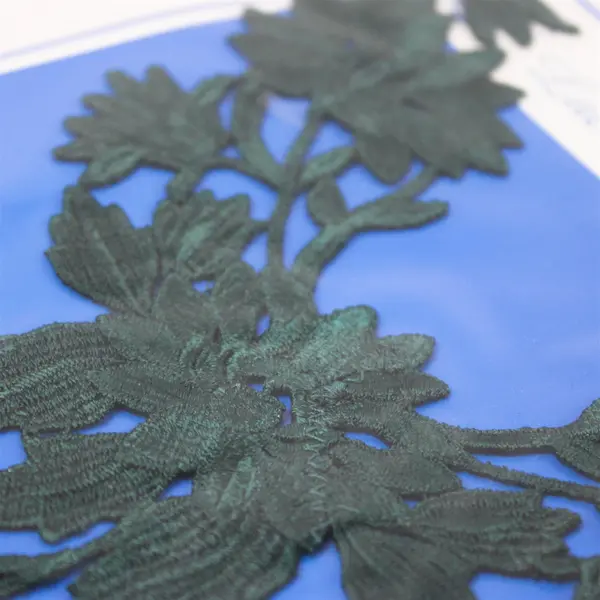 Lot of 6 Green Venice Lace Collars by International Lace NIP