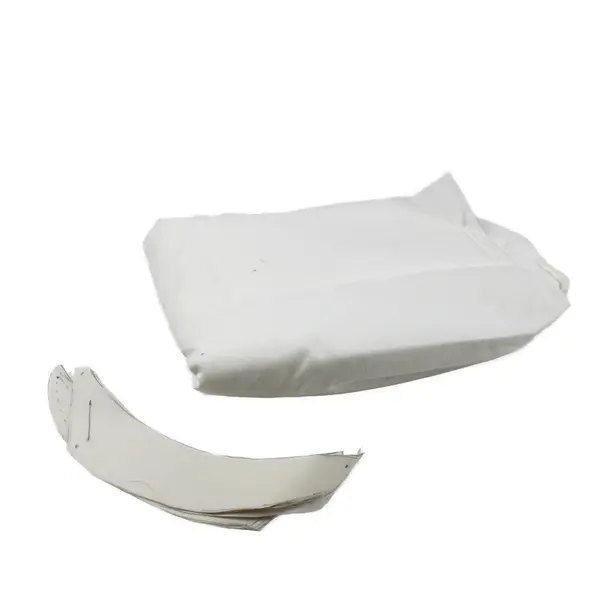 Lot of White Fabric & Collar Patterns Sewing Crafts