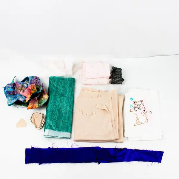 Assorted Scrap Fabric Pieces for Quilting Sewing Crafts Patchwork