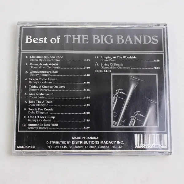 Best of the Big Bands CD by Various, 1994  #MAD-2-2308 