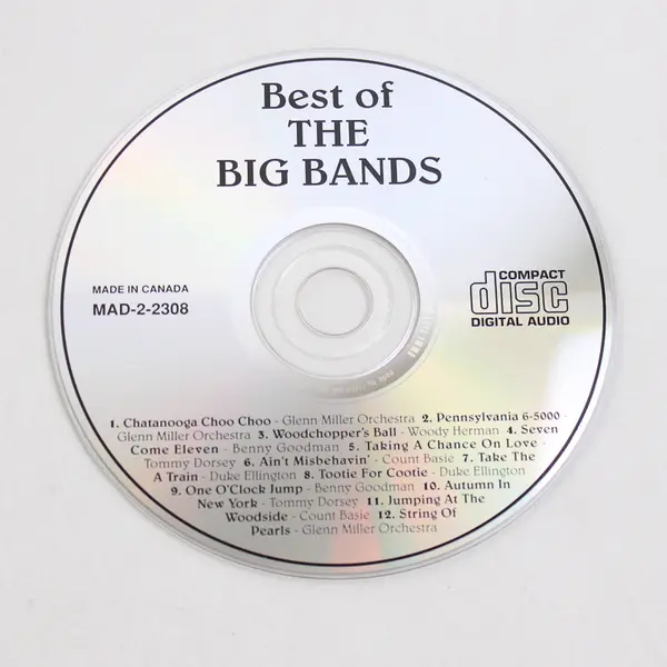 Best of the Big Bands CD by Various, 1994  #MAD-2-2308 