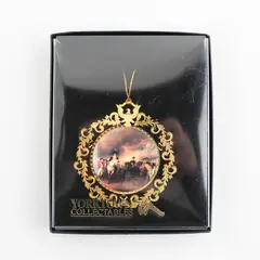 Gold Filigree Victory at Yorktown Christmas Ornament