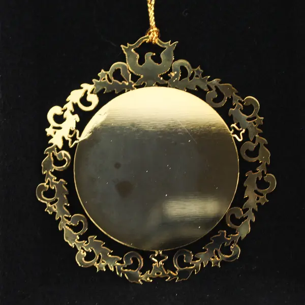 Gold Filigree Victory at Yorktown Christmas Ornament