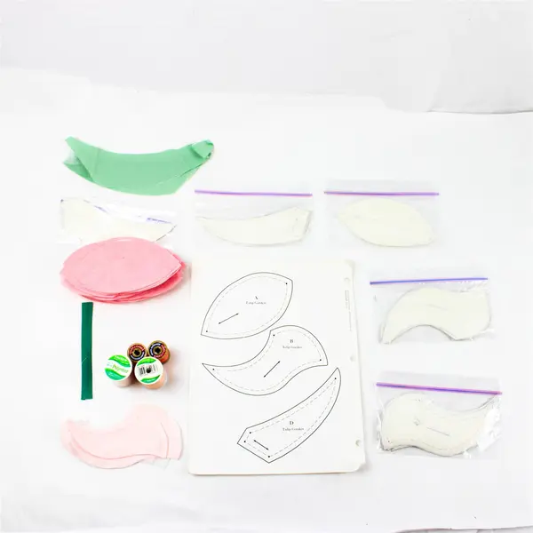 Applique Tulip Garden Bedspread Pattern Sewing Quilting Floral