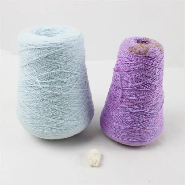 Lot of 2 Purple & Blue Yarn Skeins for Knitting Crochet Crafts