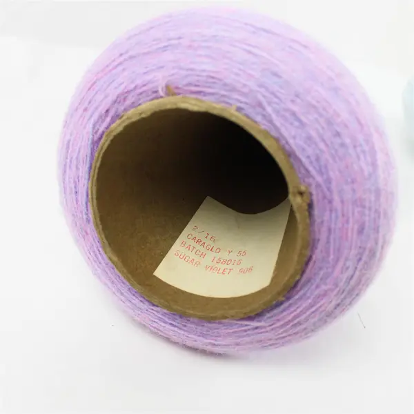 Lot of 2 Purple & Blue Yarn Skeins for Knitting Crochet Crafts