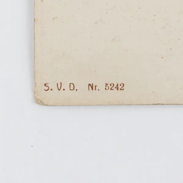 WWI German Soldier Greetings From The Field Eintreffen der Feldpost Postcard