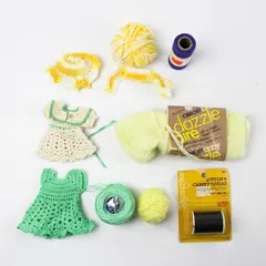 Mixed Lot of Assorted Yarn & Crochet Items