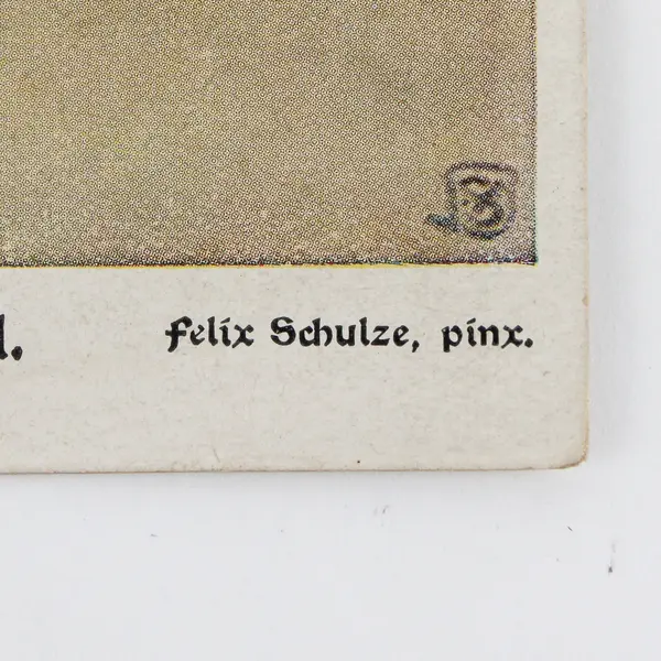 Wer die Wahl hat, hat die Qual German Color Postcard Felix Schulze 1910s
