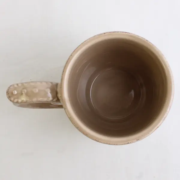 Gallery Tabletops Le Provence Brown Ceramic Coffee/Tea Mug With Handle 4.5"