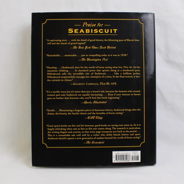 Seabiscuit: An American Legend HC Book, Collector's Ed. Laura Hillenbrand 2003