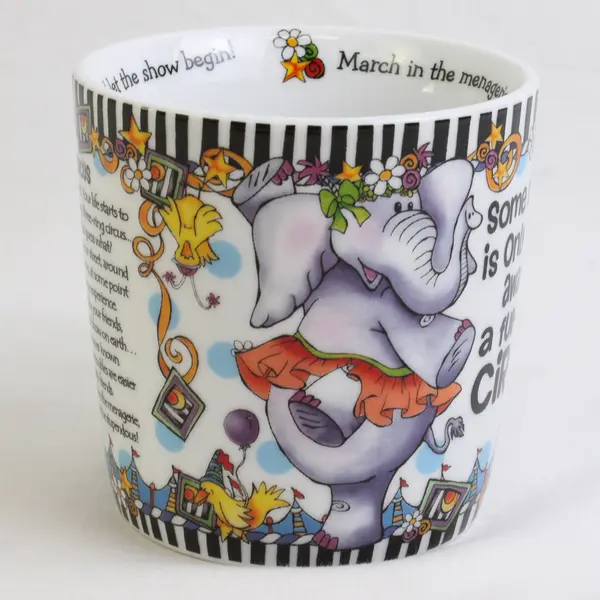 Suzy Toronto "My Life Is Like A Circus" Ceramic Coffee/Tea Mug 4" 2016