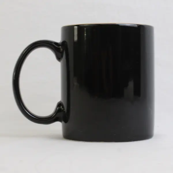 Rose Apothecary Black/Brown Ceramic Coffee/Tea Mug With Handle 4"