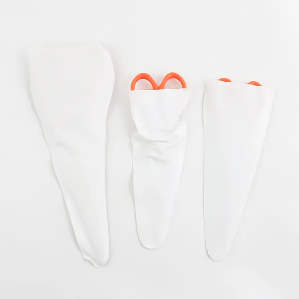 Sharper Edge 3 Piece Scissor Set Orange Handles Original Opened Box
