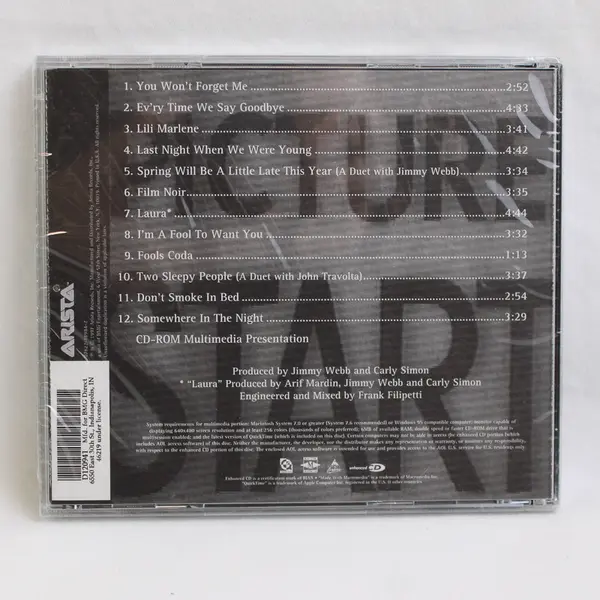 Film Noir CD by Carly Simon 1997 New & Sealed #D120941