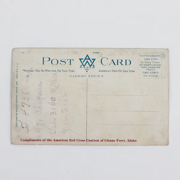 Subterranean Ice Cave Idaho Color Litho Postcard Shoshone 1910s Wesley Andrews